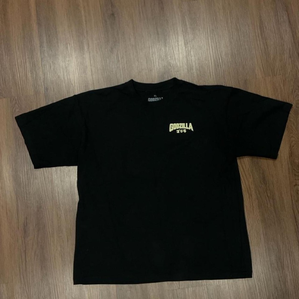 Godzilla black cotton & polyester t-shirt